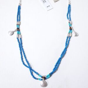 Nordstrom Treasure and Bond Turq Bead Necklace NWT 49